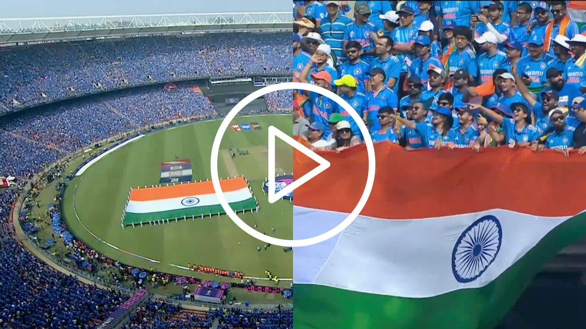 [Watch] 'Sea Of Blue' Getting 'Goosebumps'; Over 1 Lakh Sing India’s National Anthem